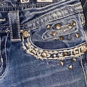 Gorgeous Miss Me Signature Rise Boot Jeans With 33" Inseam